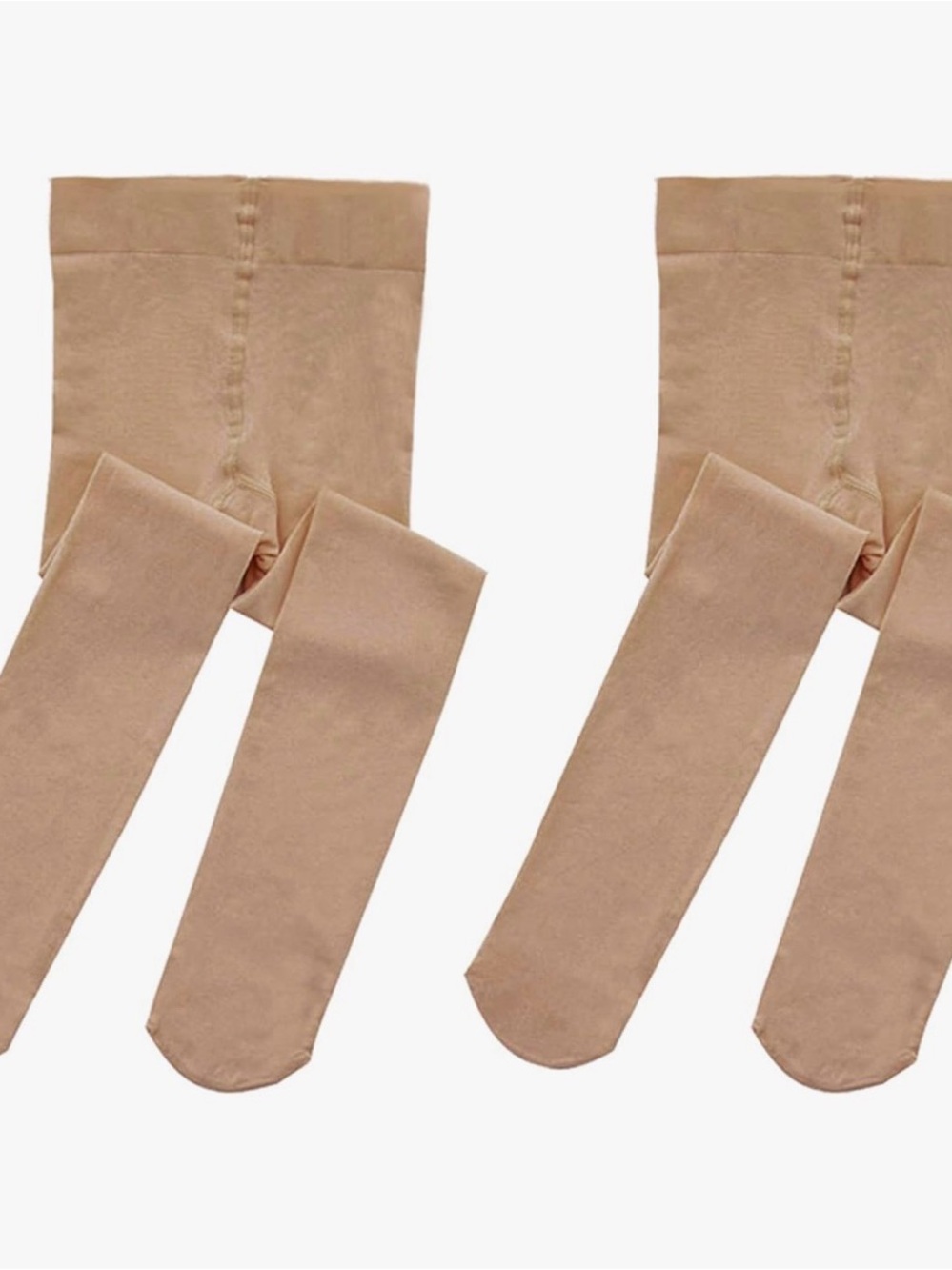 Stelle Kids Tan Footed Tights  - Pack of 2